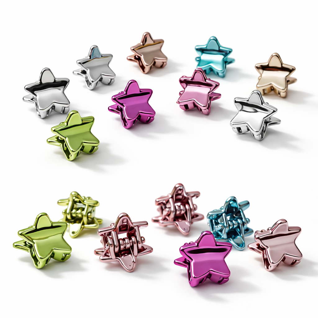 Kids Hair Clip - Shiny Mettalic Colors