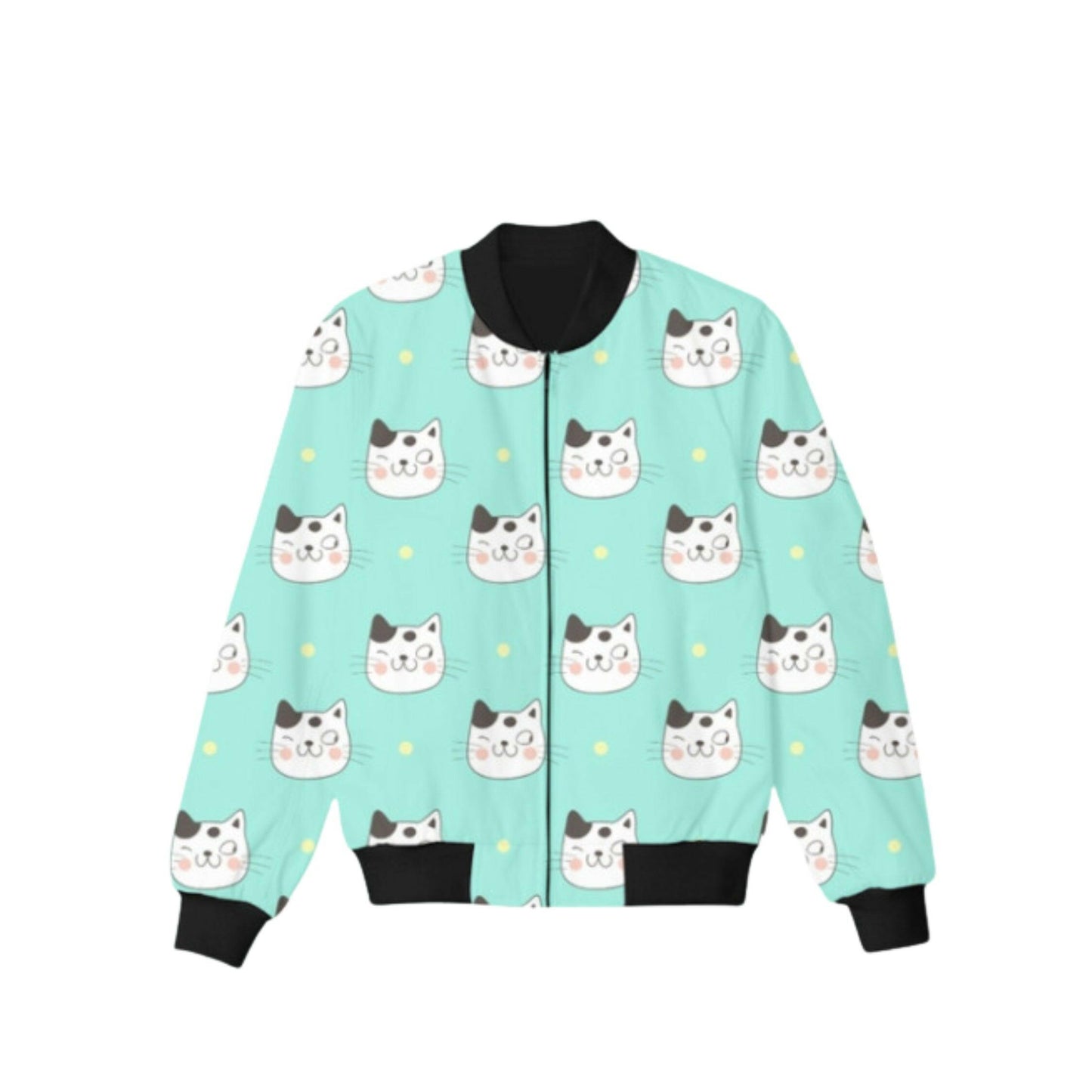Kids' jacket with cat design by RedBerry Cuddle.