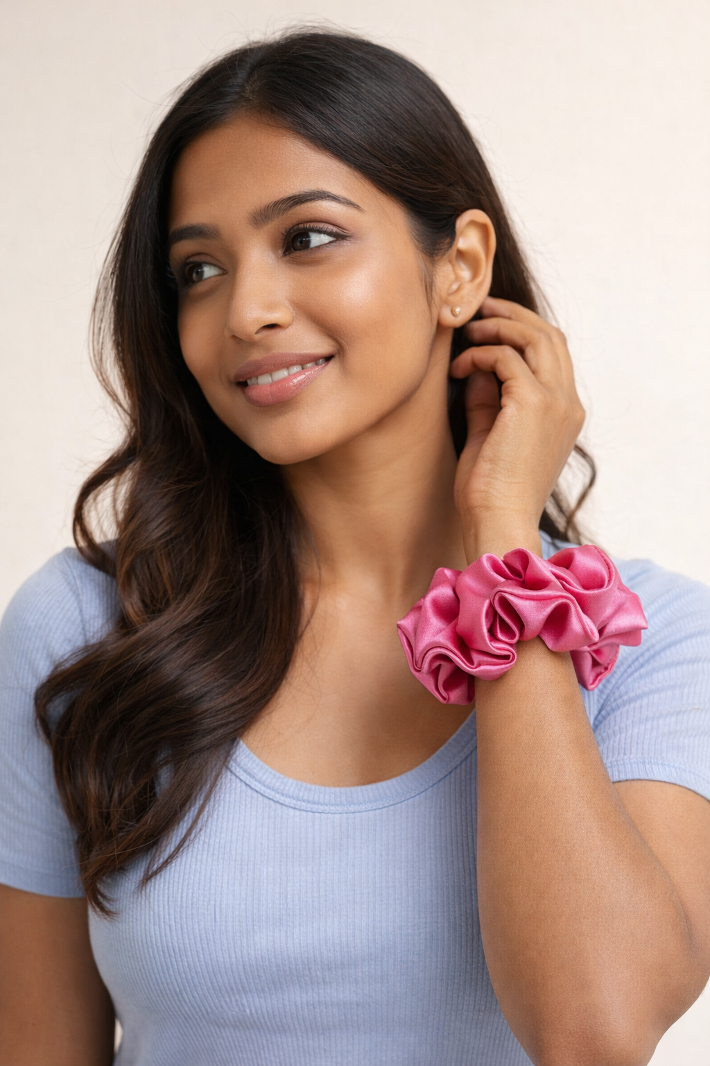 Bubblegum Pink Scrunchie - M