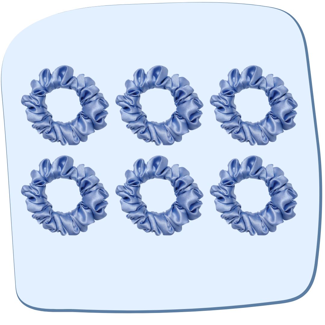 Glaucous Blue Scrunchie - S