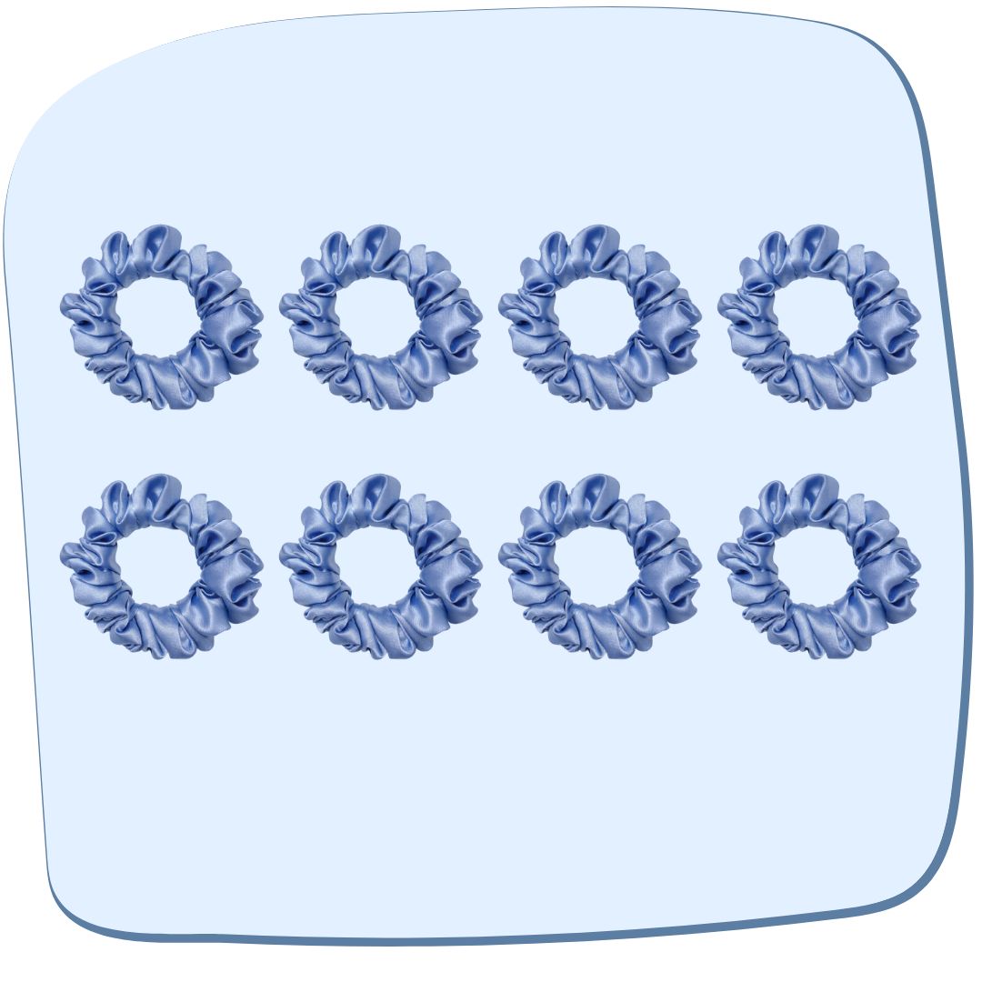 Glaucous Blue Scrunchie - S
