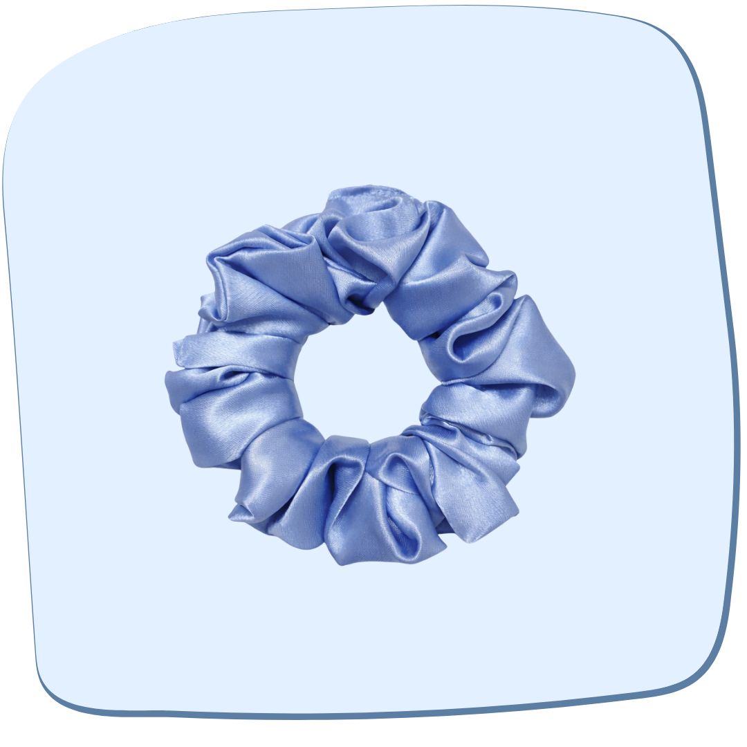 Glaucous Blue Scrunchie - M