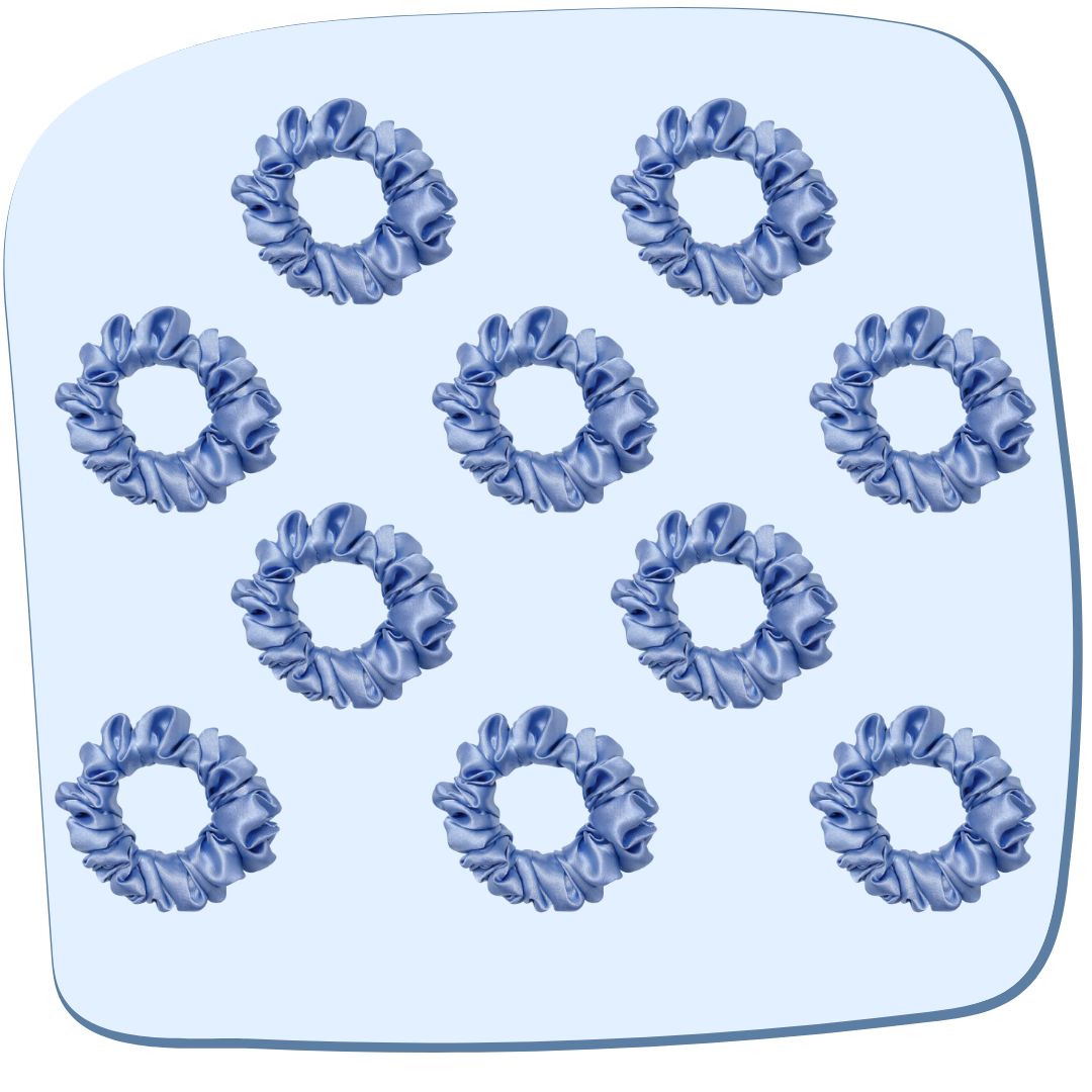 Glaucous Blue Scrunchie - S