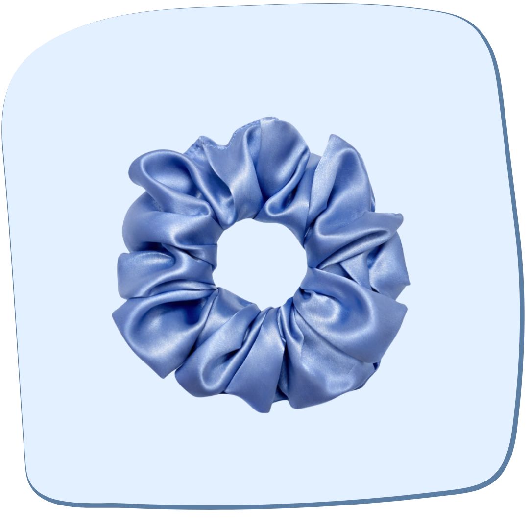 Glaucous Blue Scrunchie - L