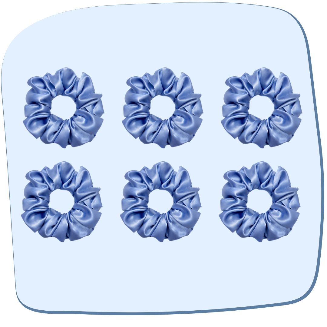 Glaucous Blue Scrunchie - L