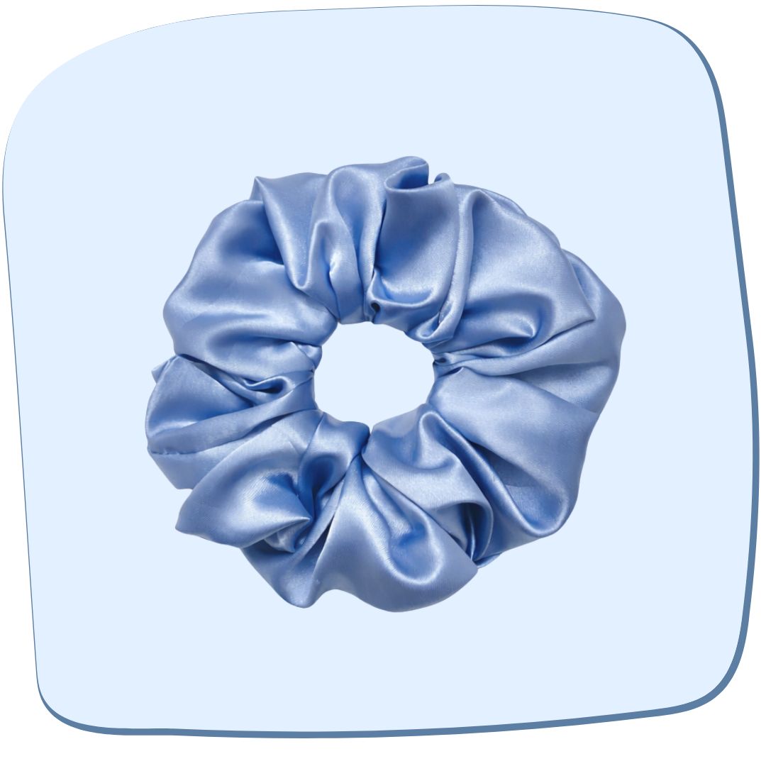 Glaucous Blue Scrunchie - XL