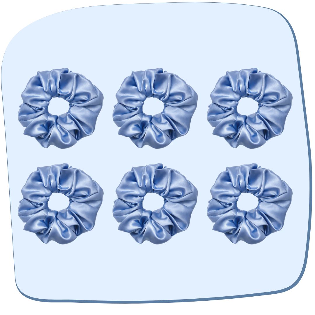 Glaucous Blue Scrunchie - XL