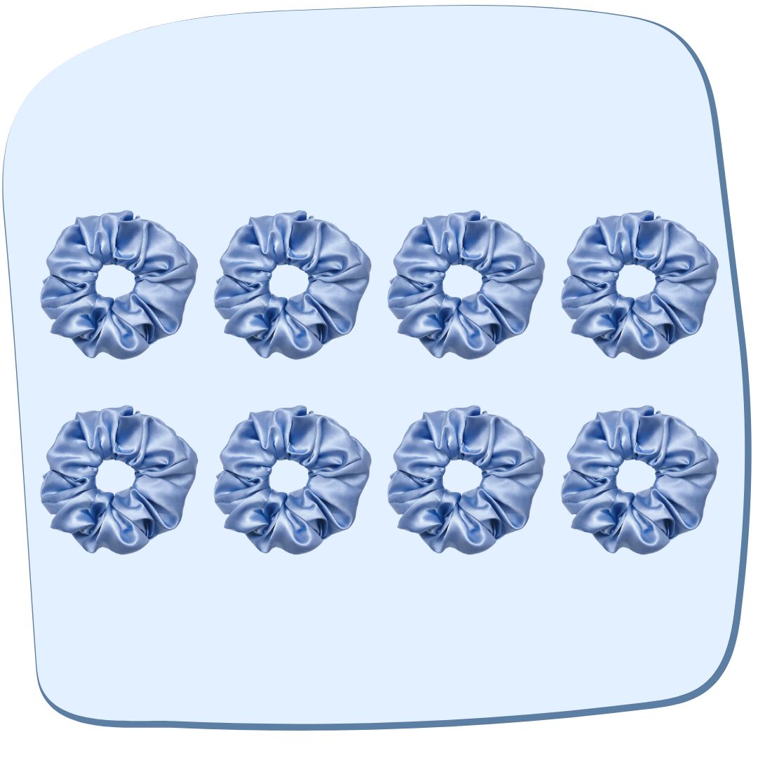 Glaucous Blue Scrunchie - XL
