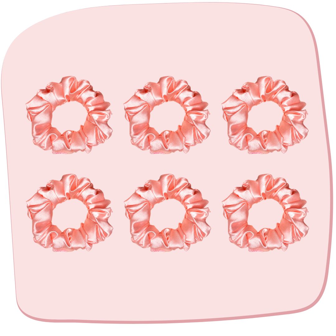 Flamingo Pink Scrunchie - S