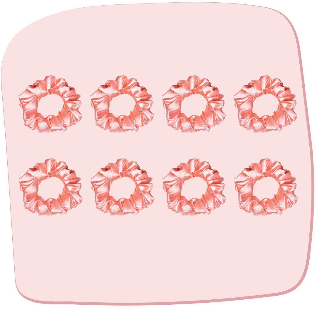 Flamingo Pink Scrunchie - S