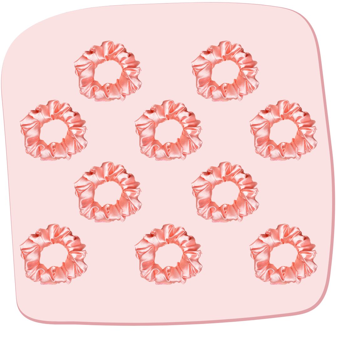 Flamingo Pink Scrunchie - S
