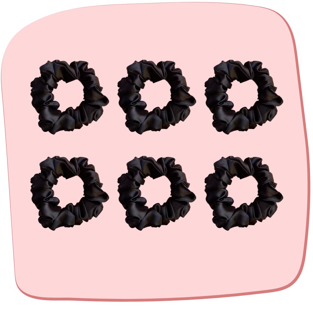 Black Scrunchie - S