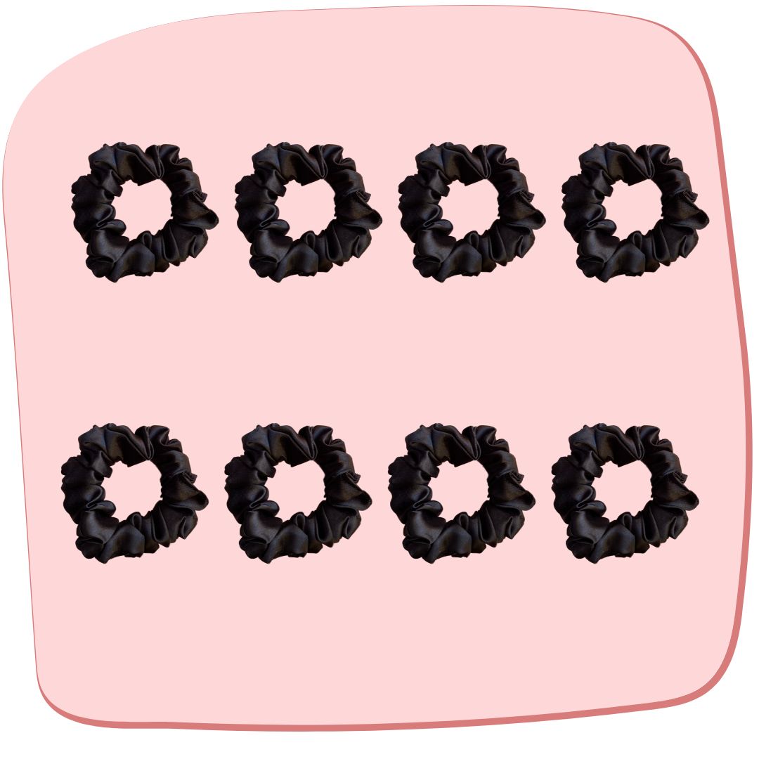 Black Scrunchie - S