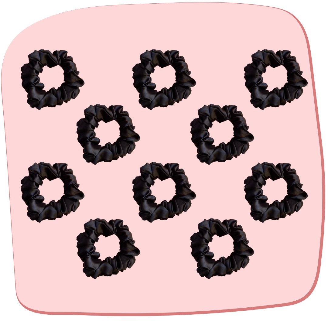 Black Scrunchie - S