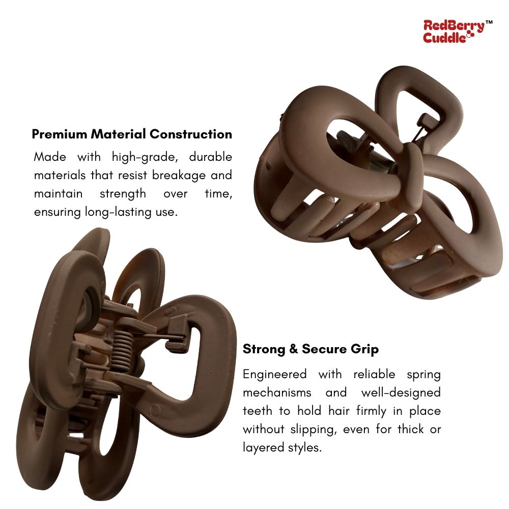 Hair Claw - Combo 10 (1 Fluffy, 2 Floral, 3 Medium, 5 Small)