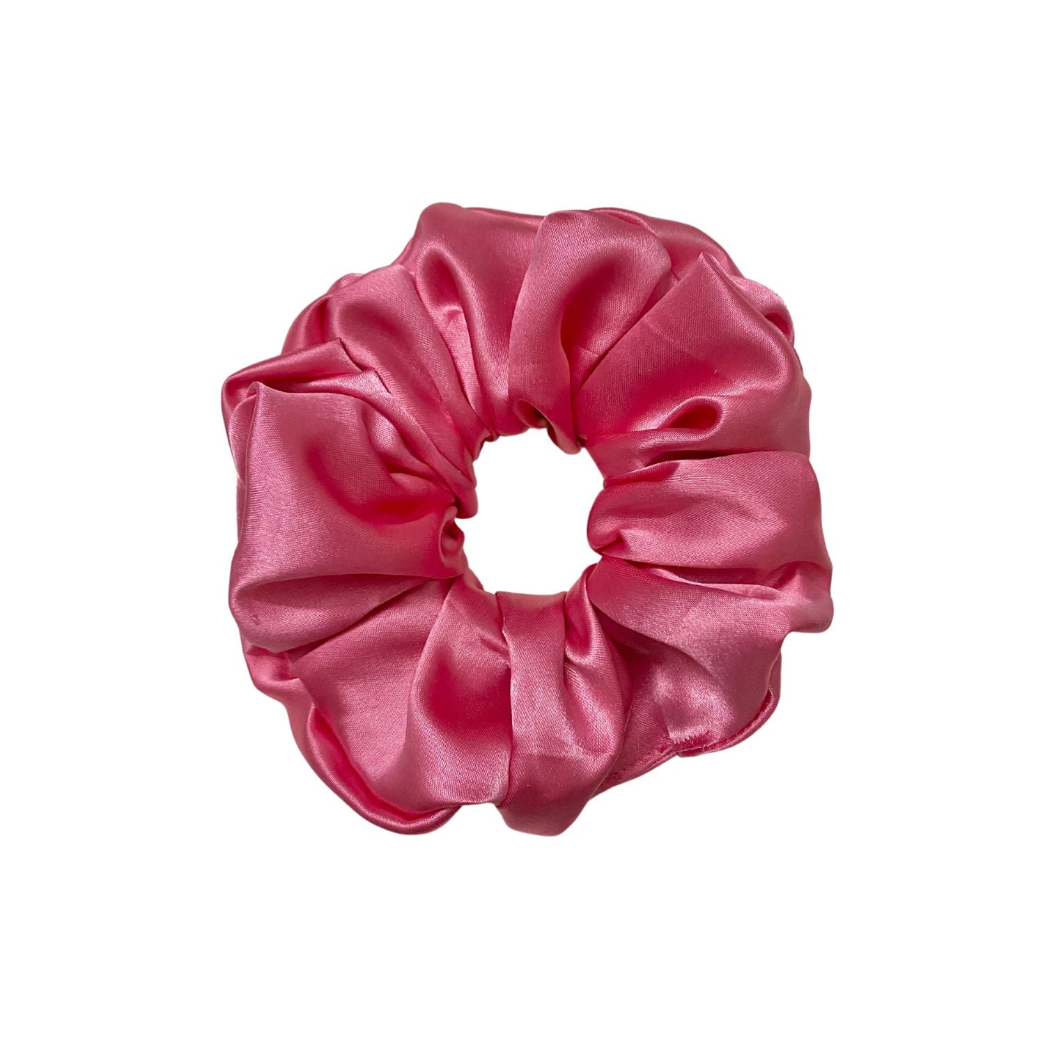 Bubblegum Pink Scrunchie (XL Size) by RedBerry Cuddle, an oversized, soft, and stylish hair accessory perfect for a bold and trendy look.