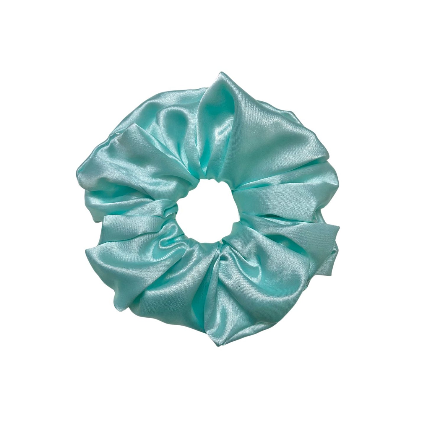 Ocean Blue Scrunchie (XL Size) by RedBerry Cuddle, an extra-large hair accessory with a vibrant blue color, designed for a stylish and comfortable hold.