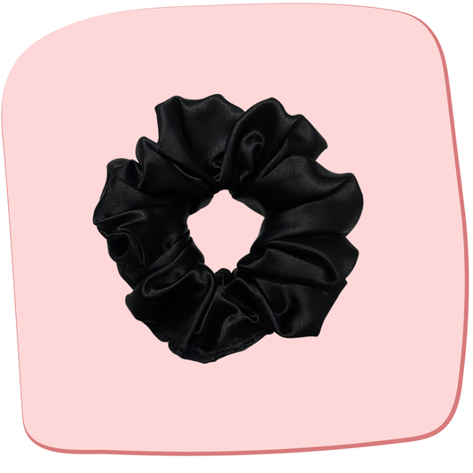 Black Scrunchie - L