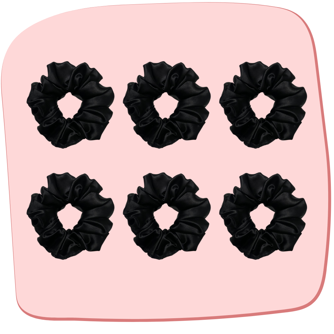 Black Scrunchie - L
