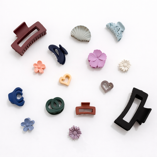 Hair Claw - Combo 4 (1 Big, 6 Small, 4 Mini)