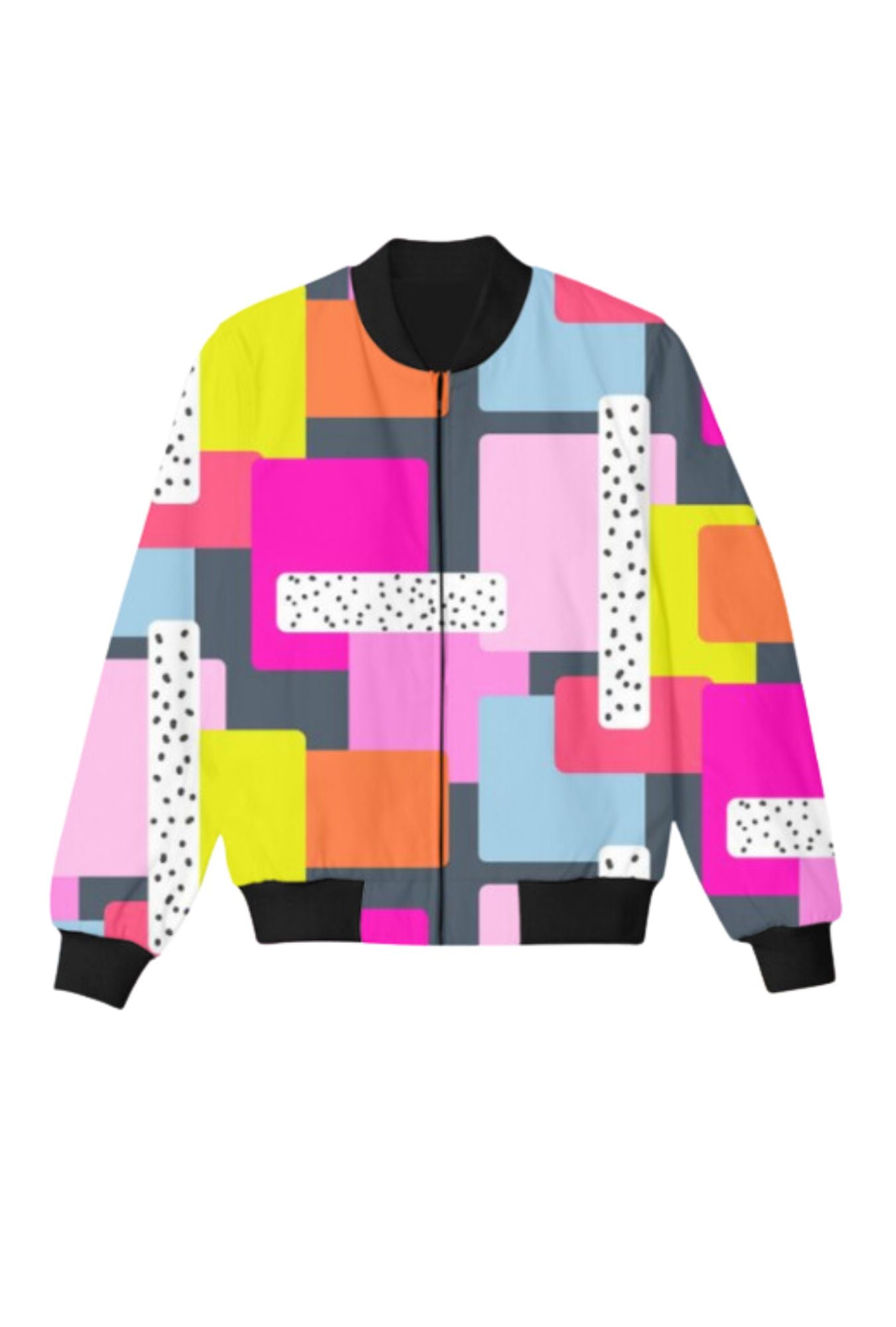 Multi-color Kids Jacket by RedBerry Cuddle, made from 100% cotton. This unisex jacket features a vibrant, multi-color design, offering soft comfort and a stylish look for children.