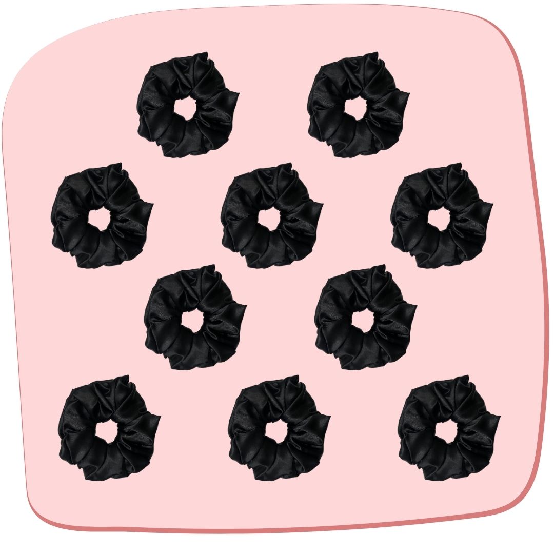 Black Scrunchie -XL