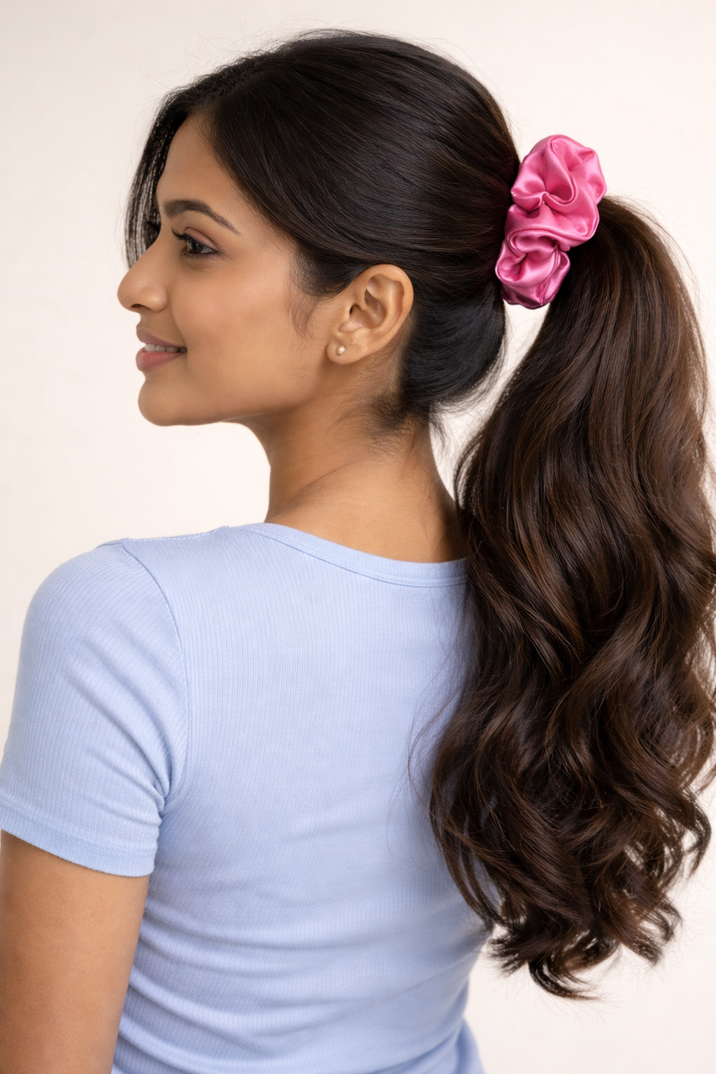 Bubblegum Pink Scrunchie - M