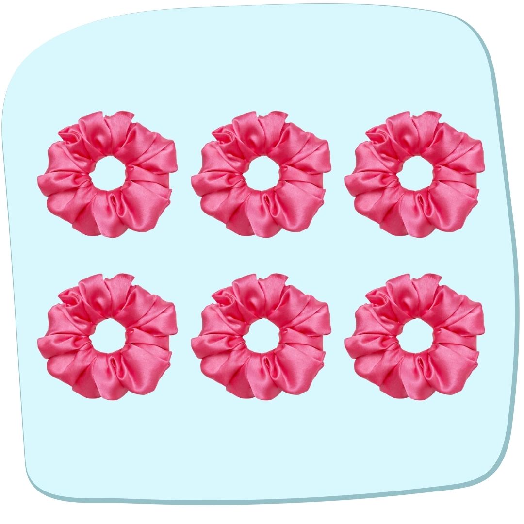 Bubblegum Pink Scrunchie - L