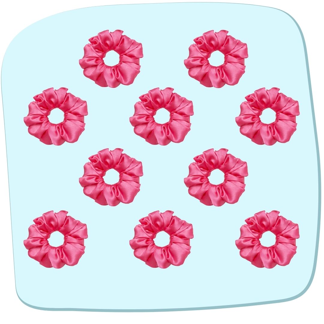 Bubblegum Pink Scrunchie - L