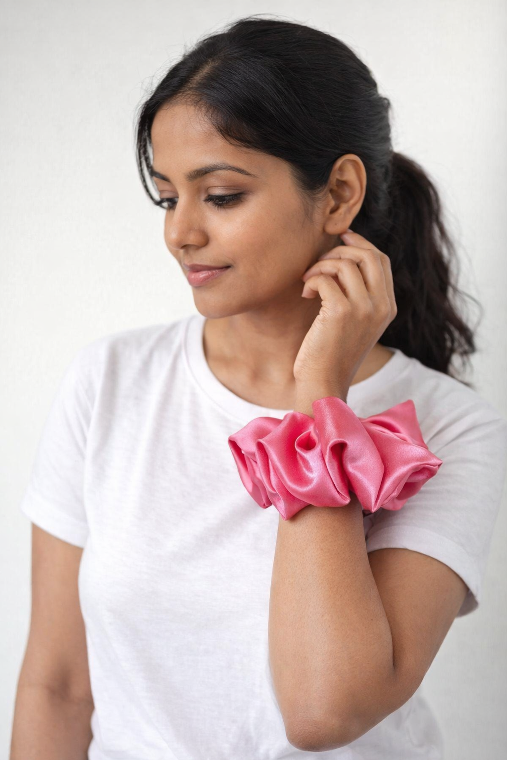 Bubblegum Pink Scrunchie - XL