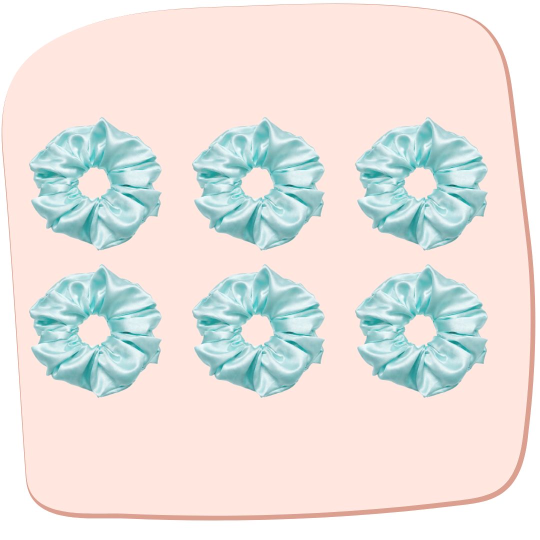 Ocean Blue Scrunchie - XL