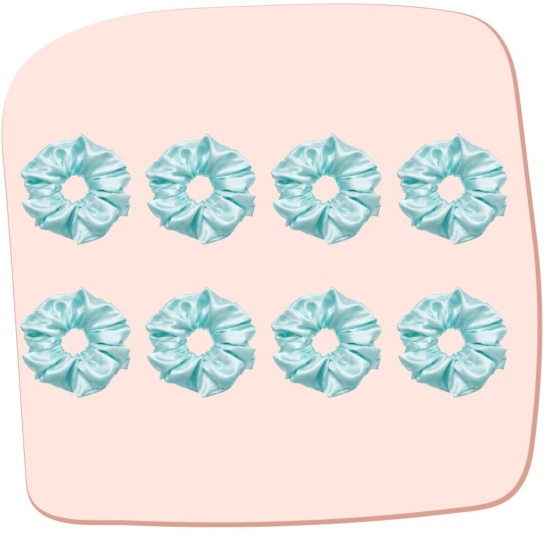 Ocean Blue Scrunchie - XL