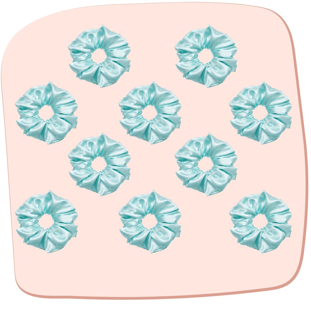 Ocean Blue Scrunchie - XL