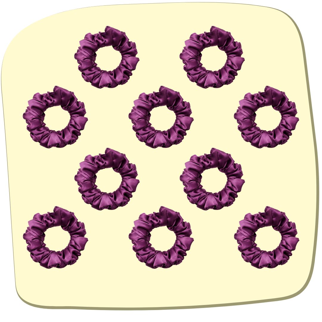 Mulberry Purple Scrunchie - S