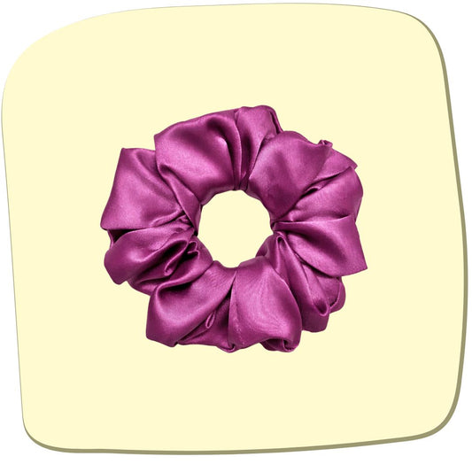 Mulberry Purple Scrunchie - L