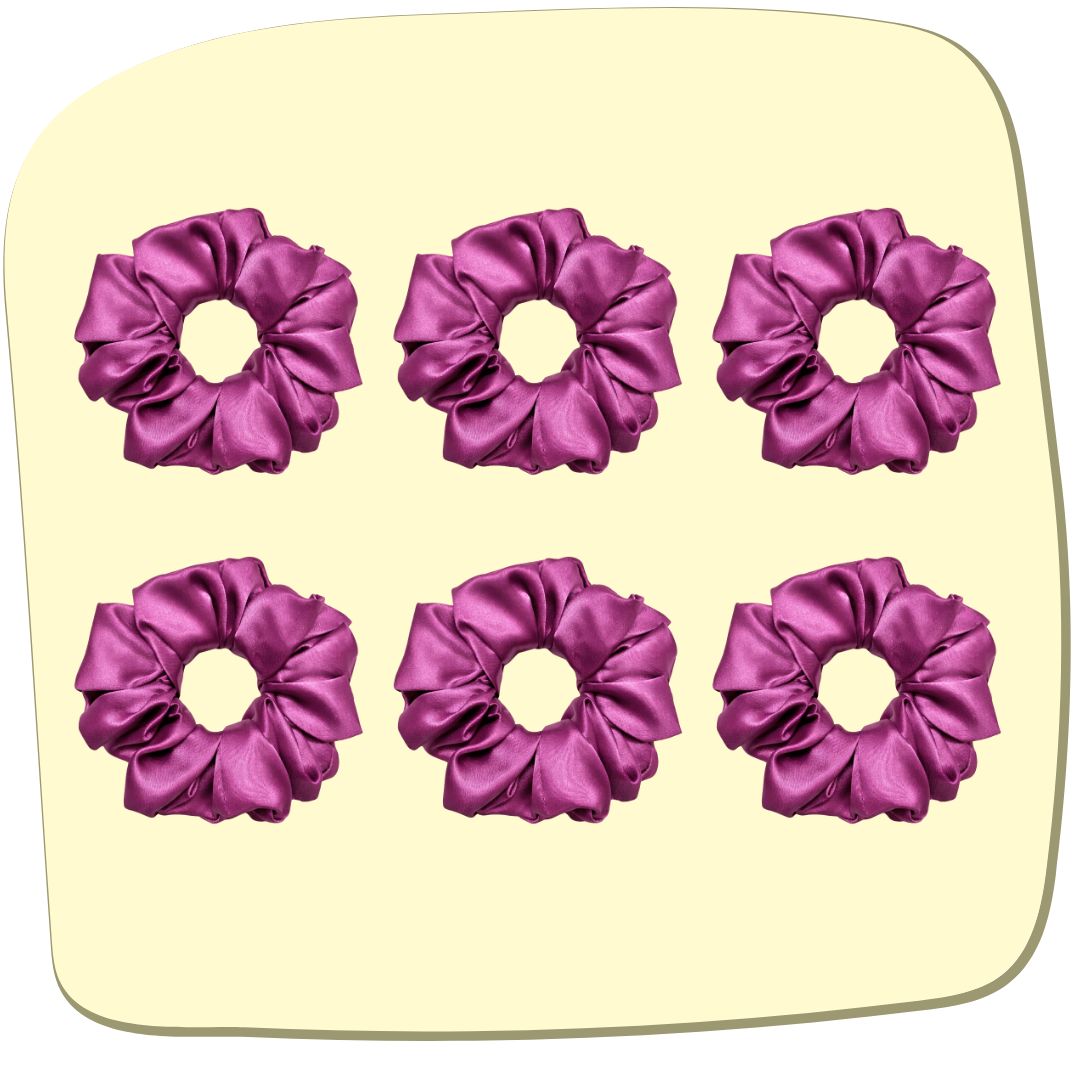 Mulberry Purple Scrunchie - L