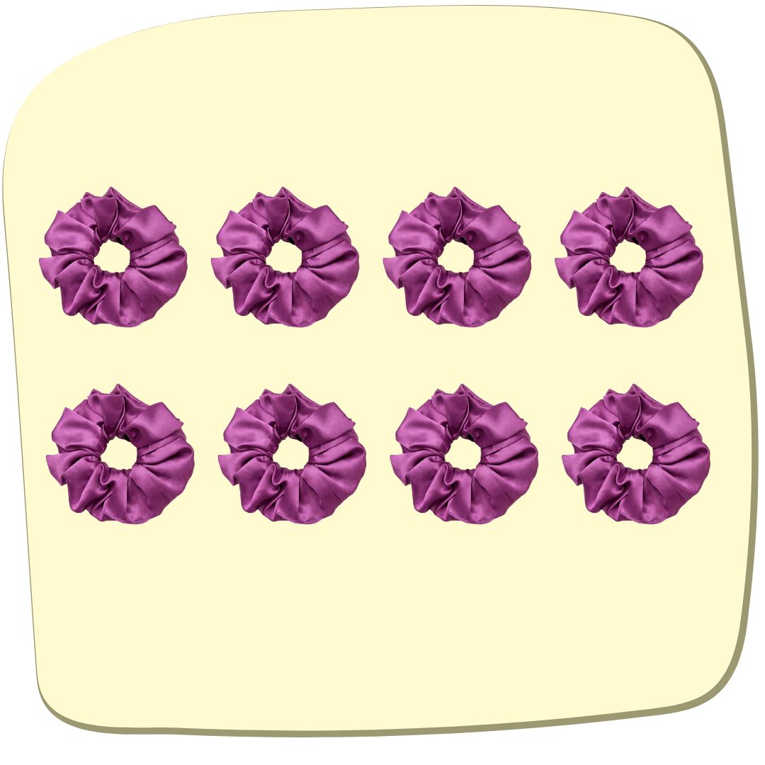 Mulberry Purple Scrunchie - XL
