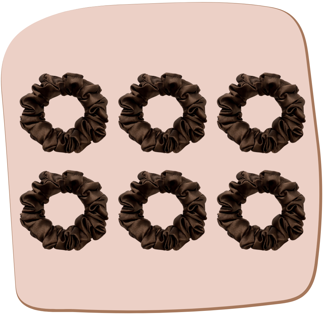 Espresso Brown Scrunchie - S
