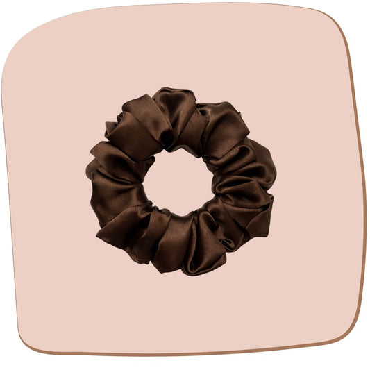 Espresso Brown Scrunchie - M