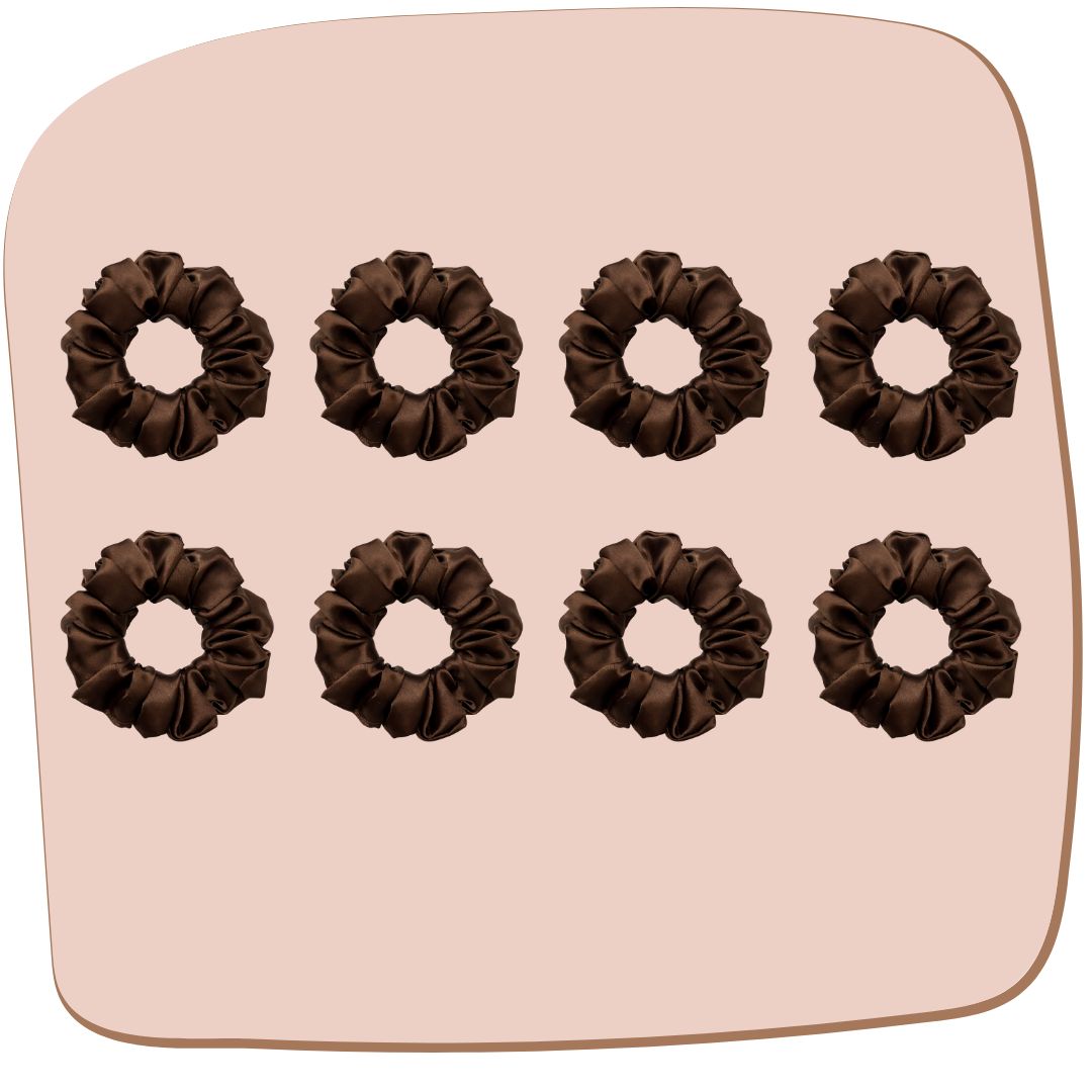 Espresso Brown Scrunchie - M