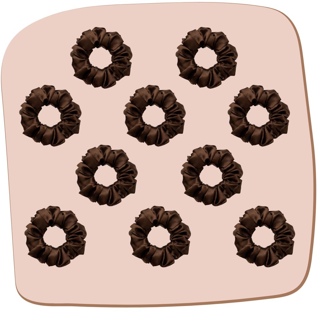 Espresso Brown Scrunchie - M