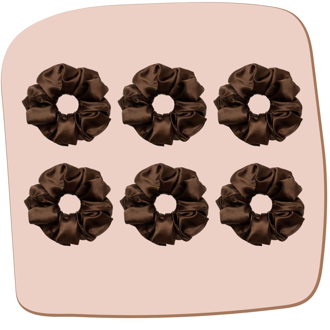 Espresso Brown Scrunchie - XL