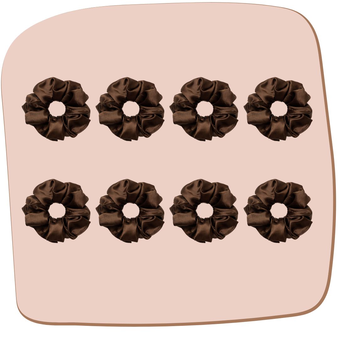 Espresso Brown Scrunchie - XL