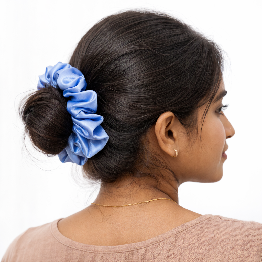 Glaucous Blue Scrunchie - S