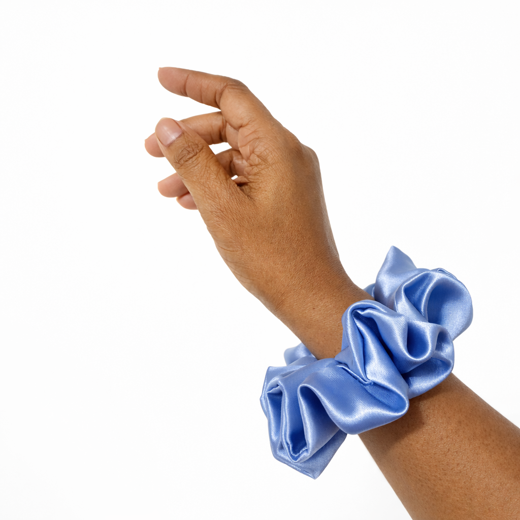Glaucous Blue Scrunchie - M