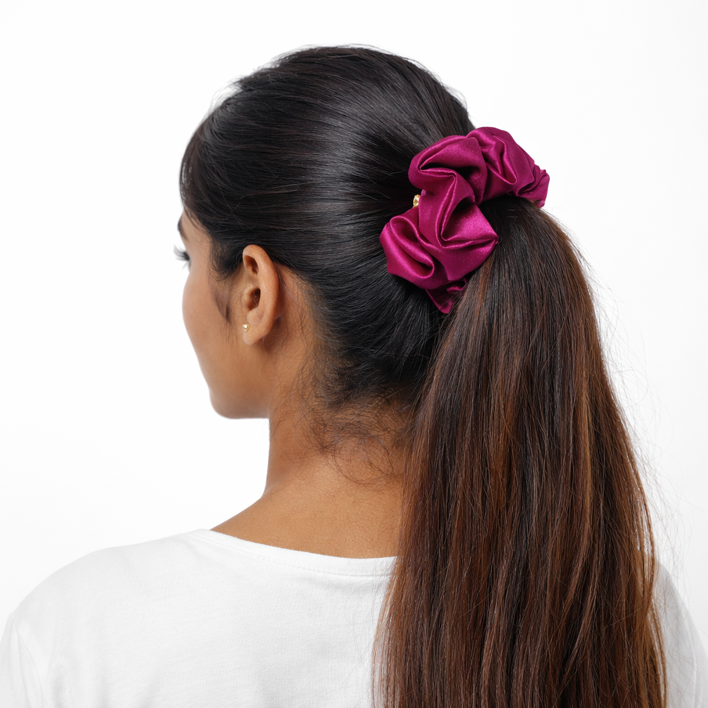 Imperial Purple Scrunchie - L