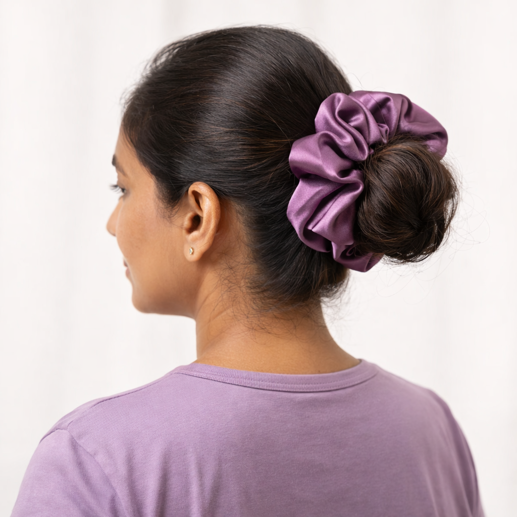 Mulberry Purple Scrunchie - XL