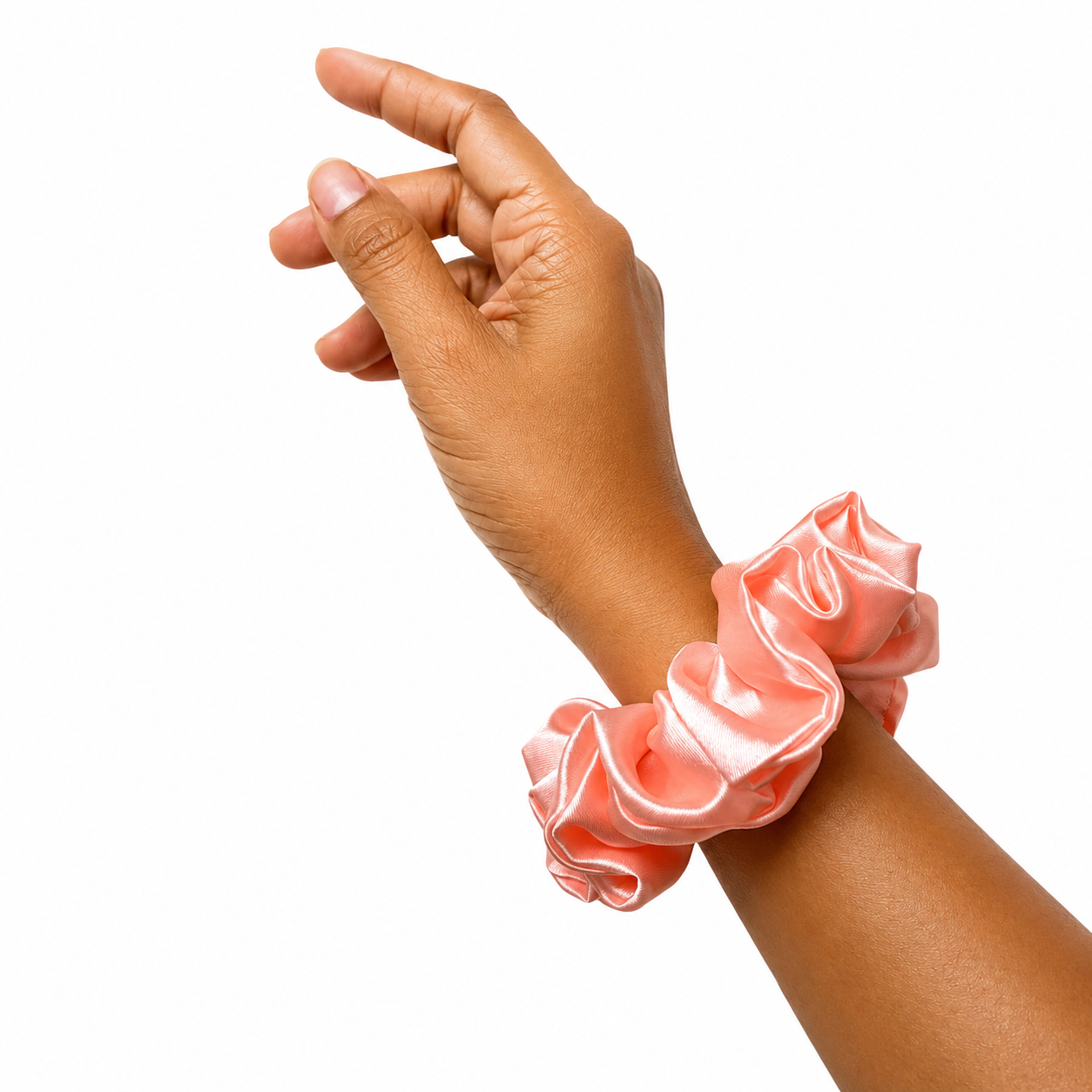 Flamingo Pink Scrunchie - S