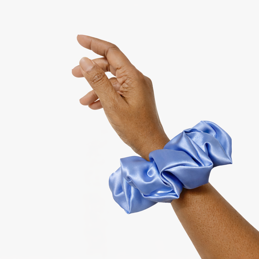 Glaucous Blue Scrunchie - L