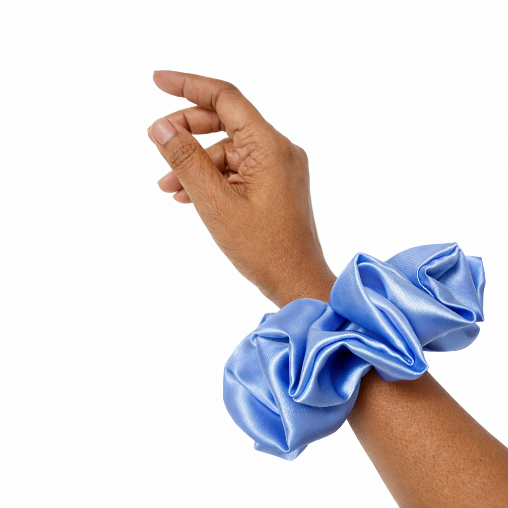 Glaucous Blue Scrunchie - XL
